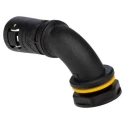 Adaptaflex Conduit Fitting 16 mm Nominal Size M20 Polyamide 66 Black IP68 Rated 7TCA296170R0152 AT16/M20/C90/BLY