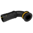 Adaptaflex Conduit Fitting 16 mm Nominal Size M20 Polyamide 66 Black IP68 Rated 7TCA296170R0152 AT16/M20/C90/BLY