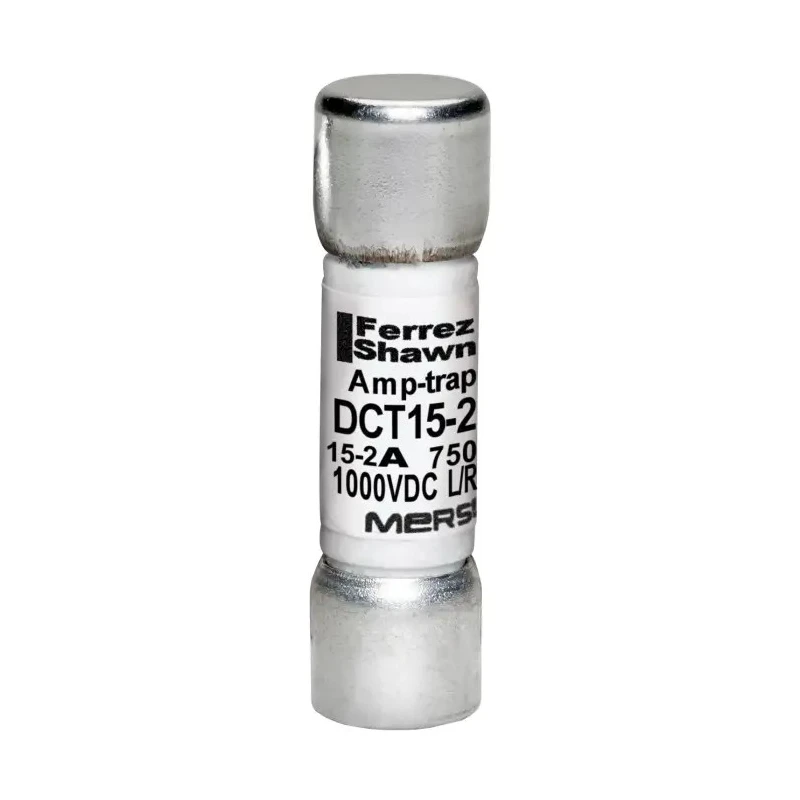 Mersen 15A Fast Acting Melamine Cartridge Fuse 10 x 38 mm DCT15-2