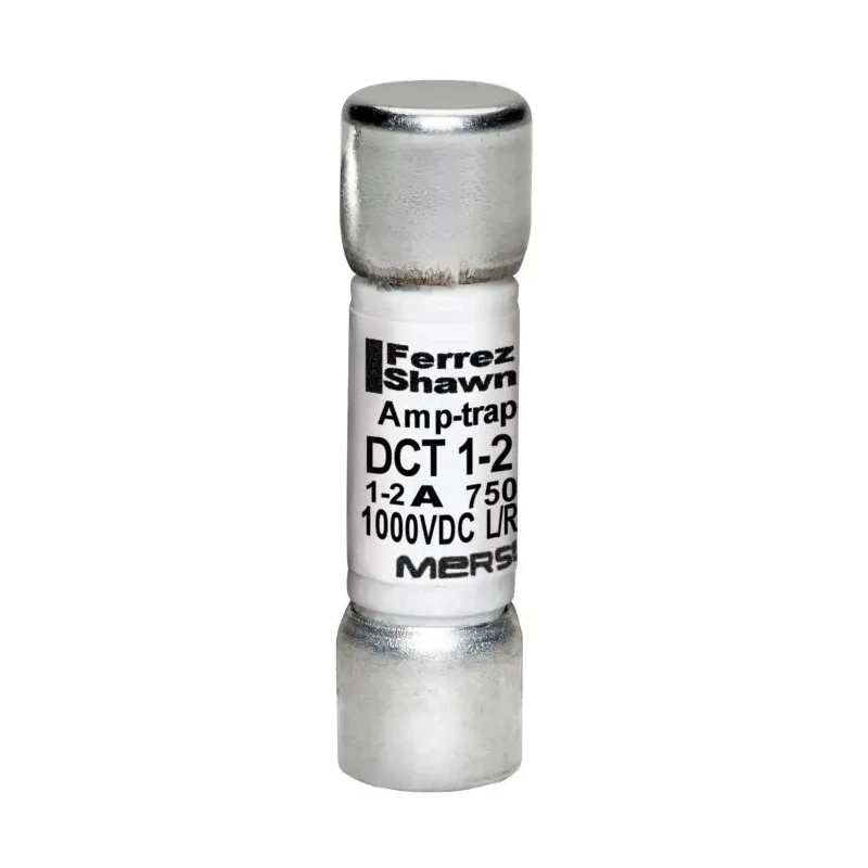 Mersen 1A Fast Acting Melamine Cartridge Fuse 10 x 38 mm DCT1-2