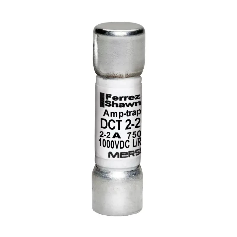 Mersen 2A Fast Acting Melamine Cartridge Fuse 10 x 38 mm DCT2-2