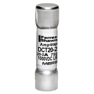 Mersen 20A Fast Acting Glass Melamine Cartridge Fuse 10 x 38 mm DCT20-2