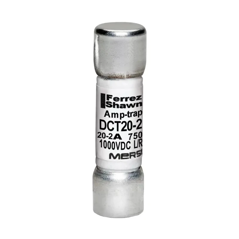 Mersen 20A Fast Acting Glass Melamine Cartridge Fuse 10 x 38 mm DCT20-2