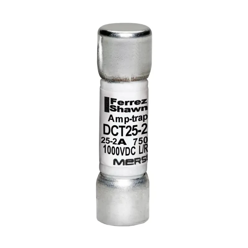 Mersen 25A Fast Acting Melamine Cartridge Fuse 10 x 38 mm DCT25-2