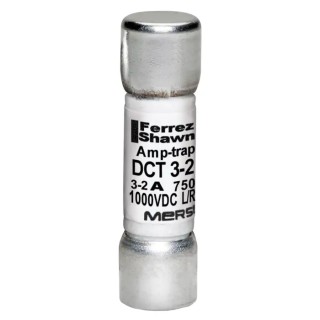 Mersen 3A Fast Acting Melamine Cartridge Fuse 10 x 38 mm DCT3-2