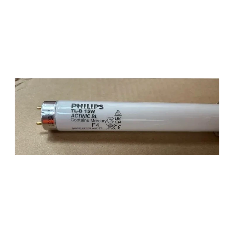 GlassGuard 15 W Fly Killer Light, Linear Shatterproof Lamp, 450 mm Length, 350 nm Peak Wavelength 1815WBL368/S