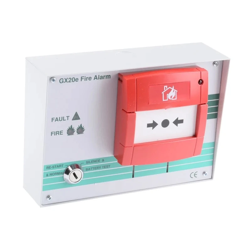 Hoyles Battery Powered Fire Alarm Kit, Gemini Standalone Manual Fire Alarm with Piezo-Electric Sounder GX20e