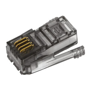 TE Connectivity Male Shielded Data Link Telephone Connector, SDL Series, Crimp Termination, Gold over Nickel 5-520424-1