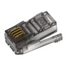 TE Connectivity Male Shielded Data Link Telephone Connector, SDL Series, Crimp Termination, Gold over Nickel 5-520424-1
