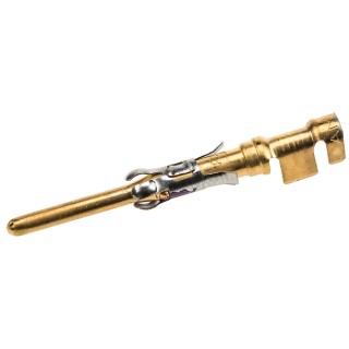 TE Connectivity Male Crimp Circular Connector Contact, Contact Size 16, Wire Size 14, 18 AWG, 13A Current, 250V AC 66361-3