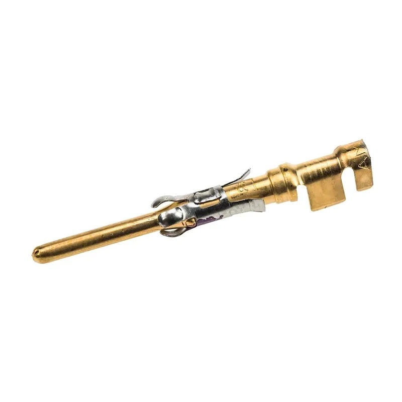 TE Connectivity Male Crimp Circular Connector Contact, Contact Size 16, Wire Size 14, 18 AWG, 13A Current, 250V AC 66361-3