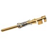 TE Connectivity Male Crimp Circular Connector Contact, Contact Size 16, Wire Size 14, 18 AWG, 13A Current, 250V AC 66361-3