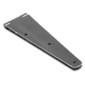 RS PRO Steel Strap Hinge with Fixed Pin 203.2 mm Length 2.5 mm Thickness 297-8523