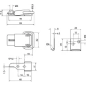 ROCA Stainless Steel Lockable Toggle Latch 59 mm Length 37 mm Width 11.5 mm Depth 90 99 65