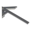 MikronTec Centering Square 100mm Blade Length 70mm Blade Width DIN 875/1 Model 612 100X70MM