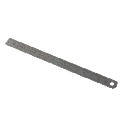 MikronTec 150 mm Stainless Steel Flexible Ruler Metric 304-8780