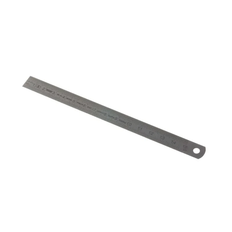 MikronTec 150 mm Stainless Steel Flexible Ruler Metric 304-8780