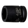 Bahco 16 mm 12.7 mm Drive Impact Socket, Hexagon Alloy Steel, 38mm Length K7801M-16