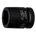 Bahco 24 mm Hexagon Impact Socket 12.7 mm Drive, 38 mm Length K7801M-24