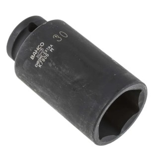 Bahco 30 mm Hexagon Impact Socket 12.7 mm Drive, 78mm Length K7806M-30
