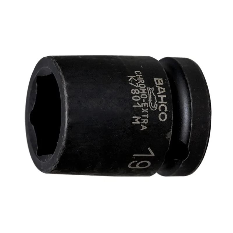 Bahco 12.7 mm Drive Impact Socket Hexagon 38mm Length K7801Z-1/2