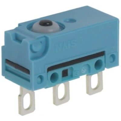 Panasonic Plunger Micro Switch Solder Terminal 1A 125 V ac 30 V dc SPDT IP50 ABJ241040
