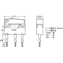 Panasonic Plunger Micro Switch Solder Terminal 1A 125 V ac 30 V dc SPDT IP50 ABJ241040