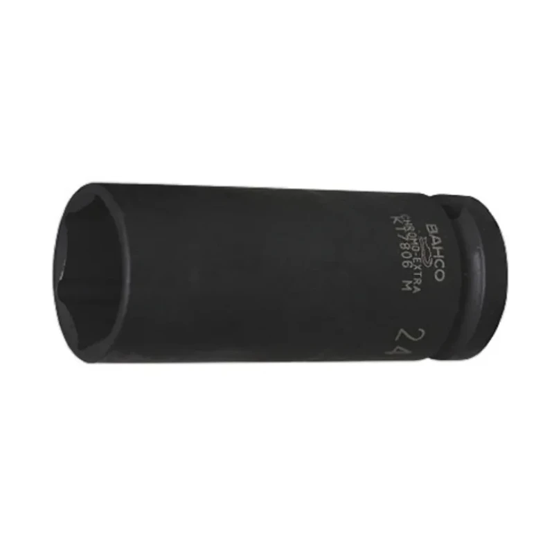 Bahco 33.34 mm 12.7 mm Drive Hexagon Impact Socket, Black Finish, 78 mm Length K7806Z-1.5/16