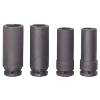 Bahco 4-Piece 1/2 in 6 Point Impact Socket Set Blackened Finish Alloy Steel K7806M/S4