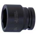 Bahco 38 mm 19.05 mm Drive Hexagon Impact Socket, Alloy Steel, Black Finish, 57mm Length K8901M-38