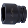 Bahco 38 mm 19.05 mm Drive Hexagon Impact Socket, Alloy Steel, Black Finish, 57mm Length K8901M-38