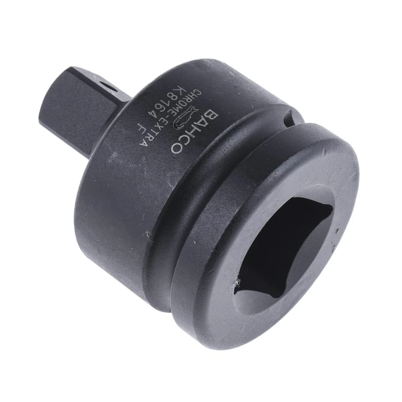Bahco 12.7 mm Square Drive Socket Adapter, Black Finish, Alloy Steel, 56 mm Length K8164F