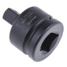 Bahco 12.7 mm Square Drive Socket Adapter, Black Finish, Alloy Steel, 56 mm Length K8164F