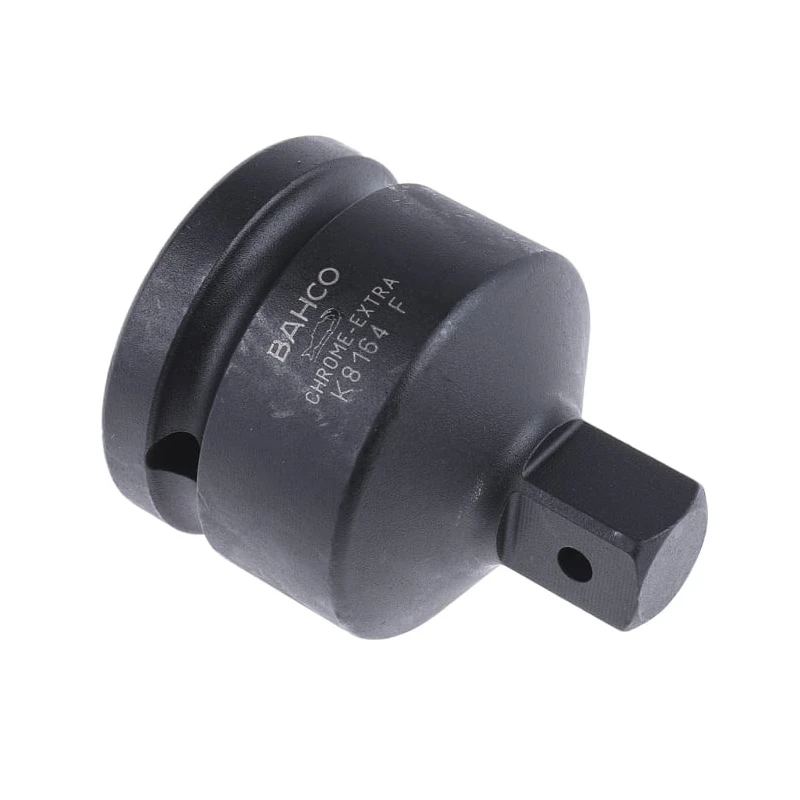 Bahco 12.7 mm Square Drive Socket Adapter, Black Finish, Alloy Steel, 56 mm Length K8164F