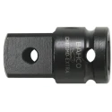 Bahco 1/2 in Square Drive Adapter Socket, 45mm Overall Length, Blackened Alloy Steel K8964D