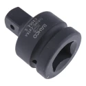 Bahco Socket Adapter 1 to 3/4 Inch Square Drive, Alloy Steel, Blackened Finish, 75mm Overall Length K8964G