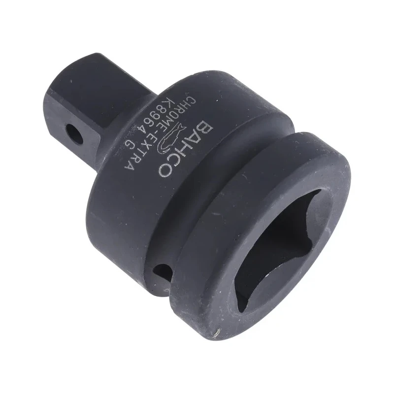 Bahco Socket Adapter 1 to 3/4 Inch Square Drive, Alloy Steel, Blackened Finish, 75mm Overall Length K8964G