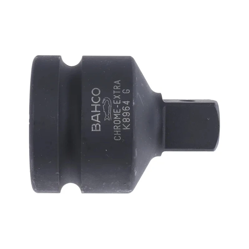 Bahco Socket Adapter 1 to 3/4 Inch Square Drive, Alloy Steel, Blackened Finish, 75mm Overall Length K8964G