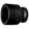 Bahco 22 mm 25.4 mm Drive Heavy-Duty Hexagon Impact Socket, Black Finish, 58mm Length K9501M-22