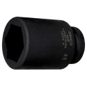Bahco 60 mm 25.4 mm Drive Heavy-Duty Alloy Steel Impact Socket, Black Finish, 110mm Length K9506M-60