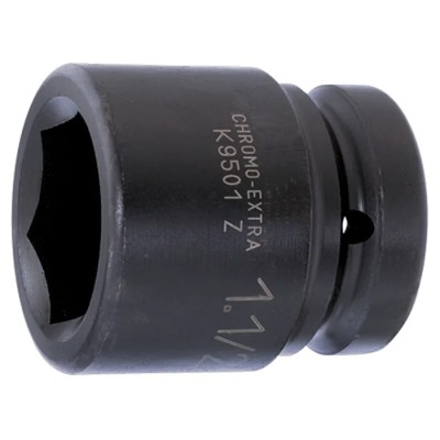 Bahco 25.4 to 12.7 mm Hexagon Drive 25.4 mm Impact Socket 67mm Length K9501Z-1.1/2