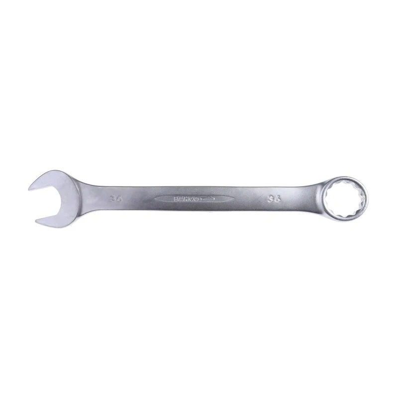 Bahco Combination Spanner Metric Size 36 mm with Chrome Finish, Alloy Steel, 410 mm Overall Length 111M-36