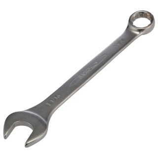 Bahco Combination Spanner 1-1/16 in, Alloy Steel Chrome Finish, Offset Head 15°, 310mm Overall Length 111Z-1.1/16