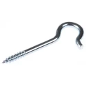 RS PRO Steel J Hook Galvanised 53mm Overall Length 7mm Thread Length 10mm Hook Inside Diameter 397-5418