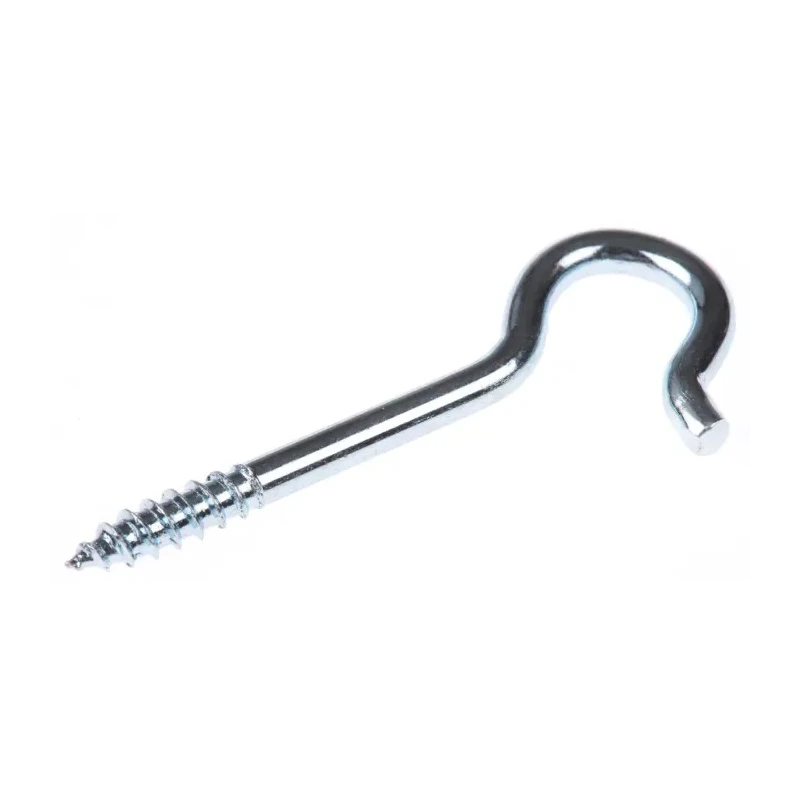 RS PRO Steel J Hook Galvanised 53mm Overall Length 7mm Thread Length 10mm Hook Inside Diameter 397-5418