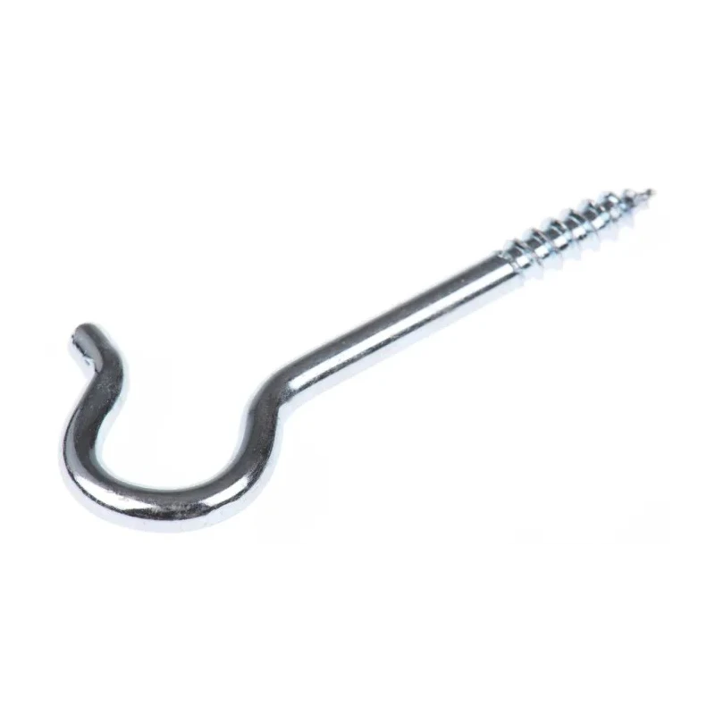 RS PRO Steel J Hook Galvanised 53mm Overall Length 7mm Thread Length 10mm Hook Inside Diameter 397-5418