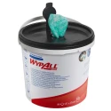 WYPALL Wet Cleaning Wipes Single-Ply Disposable Cleaning Cloths Green 27 cm x 27 cm, Bucket of 540 Sheets 7775