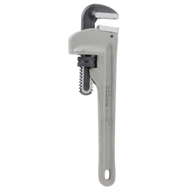 Bahco 35 mm Jaw Capacity Pipe Wrench, 253mm Overall Length, Metal Handle Aluminium Construction 380-10