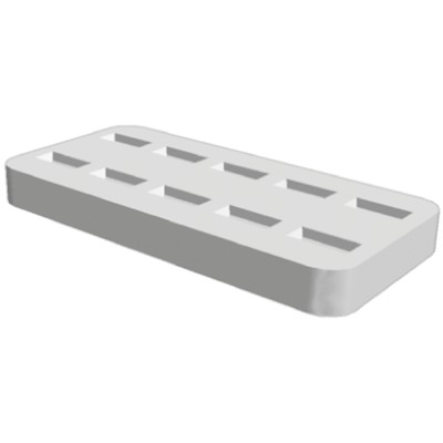TE Connectivity Automotive Connector Seal Junior Power Timer Silicone Housing 10 Way Interface Seal 963213-1