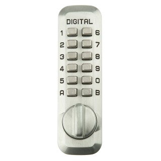 Dom Metalux Aluminium Mechanical Stainless Steel Code Lock 330.1.420